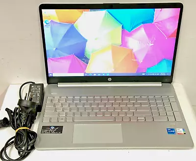 HP 15.6  FHD I5 11th Gen 8GB 256GB @2.40Ghz Win 10 Silver Laptop - 15S-FQ2536TU • $170