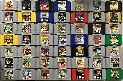 Nintendo 64 N64 Games TESTED - CLEANED - Pins POLISHED - AUTHENTIC • $8.99