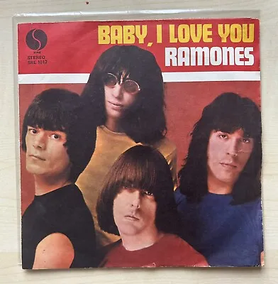 RAMONES Baby I Love You/Do You Remember Rock N Roll Radio Vinyl EX Plus/EX Plus • £35.98