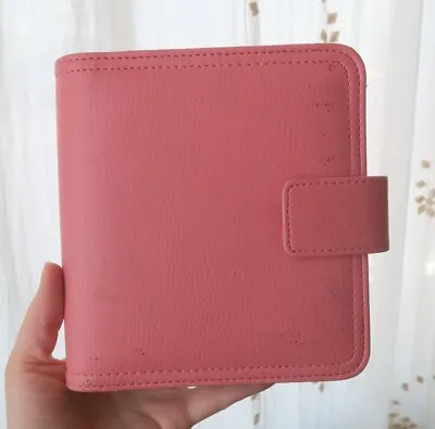 Salmon Pink Franklin Covey 365 Planner Organizer Faux Leather Clutch Unused • $35
