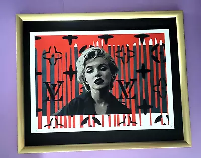 Death NYC Large Framed 16x20in Pop Art Certified Marilyn Monroe Murakami  * • $250