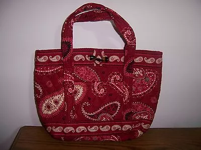 Vera Bradley Little Toggle Tote Purse Mesa Red NWOT • $49.99