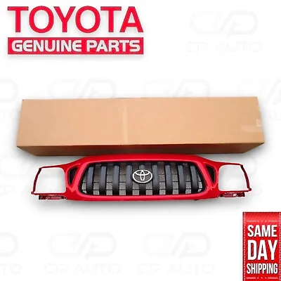 01 - 04 Toyota Tacoma Front Radiator Grille Radiant Red Oem New • $569.95