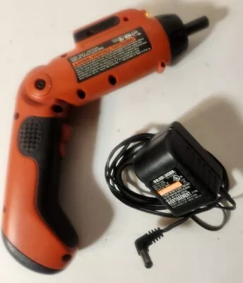 Black & Decker Pivot Driver PD360 3.6V Volt Cordless Rechargable With Bits  • $12