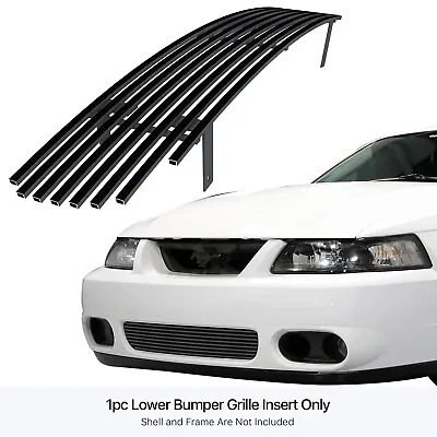 For 2003-2004 Ford Mustang SVT Cobra Lower Bumper Stainless Black Billet Grille • $42.99