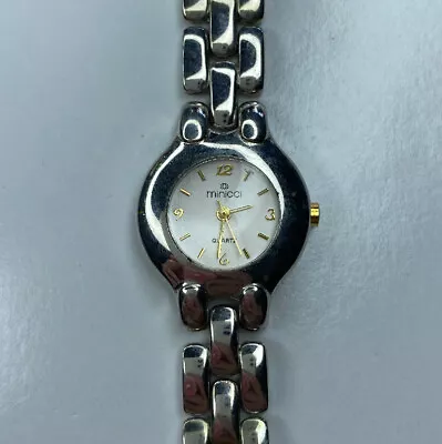 E Minicci Japan Quartz Stainless Ladies 2545 Untested • $3.75