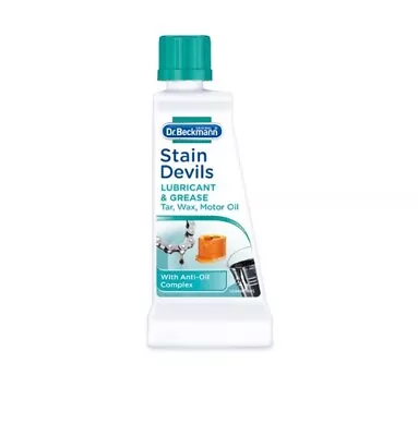 Dr Beckmann Stain Devils Removes Lubricant & Grease. Tar Wax Motor Oil 50ml • £3.99