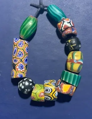 Antique Venetian African Trade Beads - Millefiori Italian Glass • $15