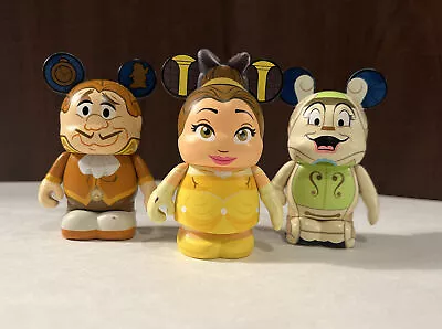 Vinylmation Disney Beauty And The Beast Series Lot Of 3 BELLE COGSWORTH WARDROBE • $29.98