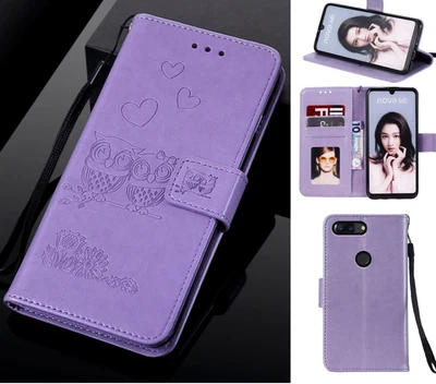 $6.95 • Buy Oneplus 5T Wallet Case Embossed Pu Leather Twin Owl