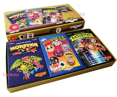 Deluxe Pack 3 Cards Games 🔥monster In My Pocket 🔥madballs 🔥garbage Pail Kids • $99