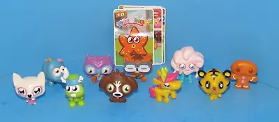 Moshi Monsters Lot Of 15 Pieces: Mini Moshling Figures And Trading Cards L@@K • $24.99