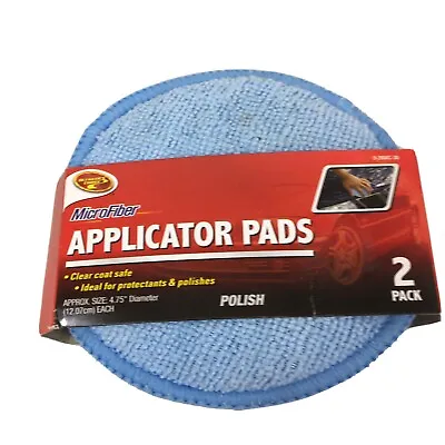 Detailer’s Choice Microfiber Applicator Pads 2 Pack Approximate Size 4.75” Each • $8.99