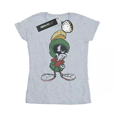 Looney Tunes Womens/Ladies Marvin The Martian Pose Cotton T-Shirt (BI26839) • $37.91