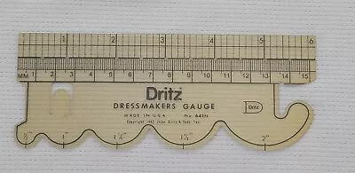 Dritz Dressmaker's Gauge Vu-Thru • $7.99