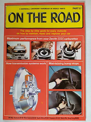 On The Road Marshall Cavendish Motoring Car Magazine Partworks 1980  Number 37 • £4.49