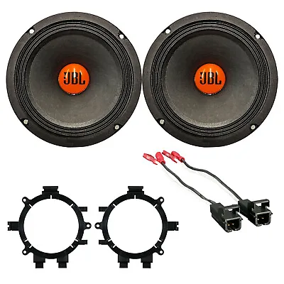 JBL 6.5  300W Peak Car Audio Speakers (Pair) W/Adapters + Harness (GM Vehicles) • $91.99