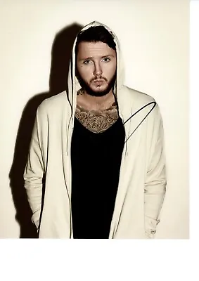 James Arthur (Watermarked) Signed 10x8 Photo AFTAL#217 OnlineCOA • £20.99