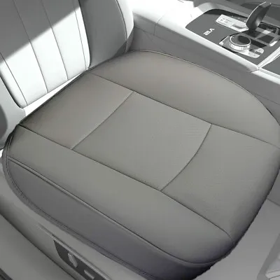 Gray Driver Front Seat Cover Car Cushion Chair Protector Mat Pad Faux Leather • $20.99