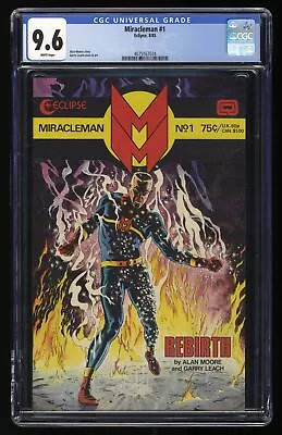 MiracleMan (1985) #1 CGC NM+ 9.6 White Pages Eclipse 1985 • $74