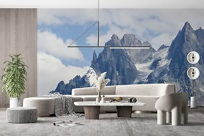 3D Sky Snow Mountain Nature Scenery Wallpaper Wall Murals Removable Wallpaper 47 • $26.10