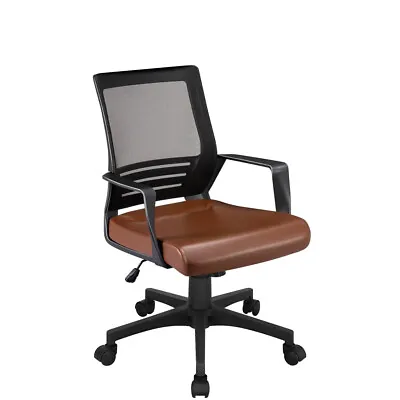 $70 • Buy Office Low Back Swivel Lumbar Support Computer Ergonomic Mesh Chair With Armrest