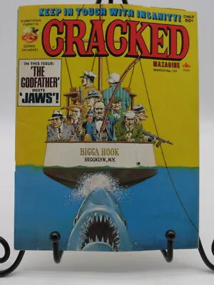 Cracked Magazine Issue # 131 March 1975 (the Godfather Meets Jaws) • $56