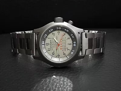 U.S. NAVY F4 PHANTOM MIG ACE VIETNAM WAR Titanium Watch/ Japan Made By RICOH  • $399.99