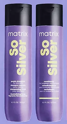 Matrix Total Results So Silver Shampoo And Conditioner 10.1 Oz Set • $37