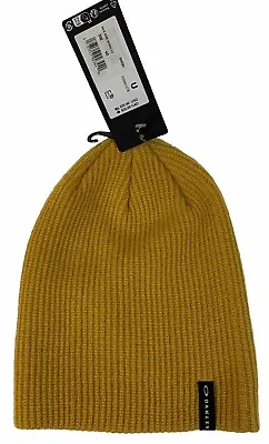 Oakley Backbone Beanie  2.0 Winter Warm Acrylic Knit Hat Amber Yellow One Size • $20