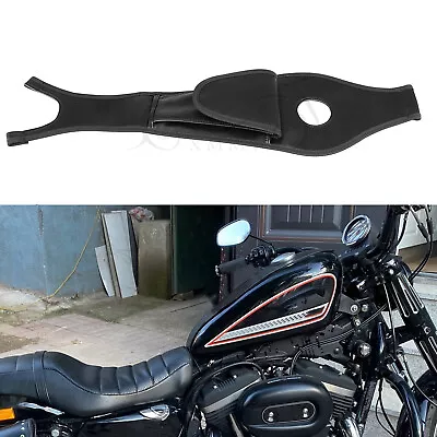 Motorcycle Black Gas Fuel Tank Bib W/Pouch For Harley 04+ Sportster XL 883 1200 • $28.98