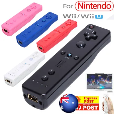 Wireless Remote Controller Motion Control For Nintendo Wii Wii U WiiU Games AU • $10.39