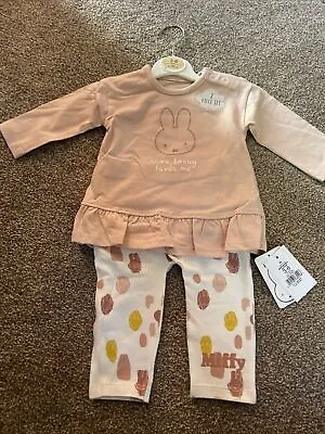 George At Asda Baby Girls Miffy Tunic Outfit 3-6 Months • £7
