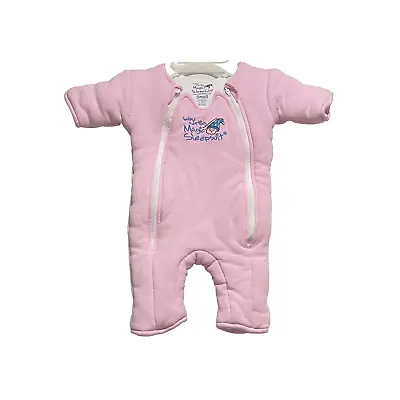 Baby Merlin's Magic Sleepsuit Pink Fleece Small 3-6 Months 12-18 Lbs • $29.99