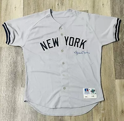 Mariano Rivera Signed Game Issued Jersey Yankees WORLD SERIES YEAR Steiner LOA • $1495