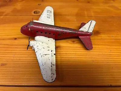 Vintage 1930''s Marx Toys Pressed Steel Douglas M.X. 119 Airplane All Original! • $75