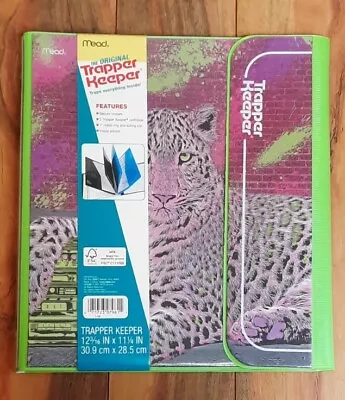 $19.97 • Buy 2021 Mead Trapper Keeper RETRO Binder Portfolio 90s Tiger Boombox Lisa Frank NEW