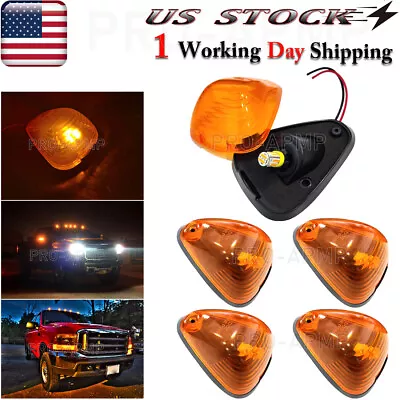 5x Amber LED Roof Cab Lights Top Marker Clearance Light For 99-16 F250 F350 F450 • $23.96