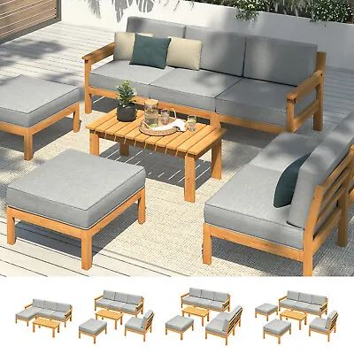 Livsip Outdoor Furniture Set Garden Lounge Sofa Patio Furniture Setting 1-8Piece • $179.90