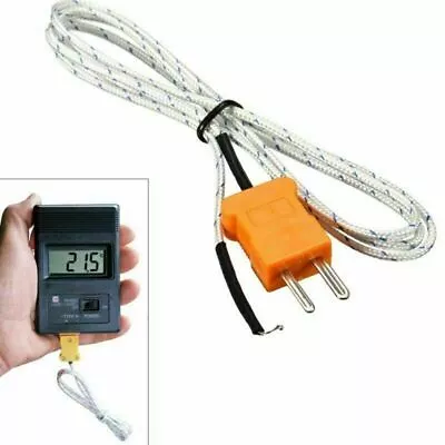 K Type Thermocouple Probe Temperature Sensor Wire -50~550℃ For Multimeter • $4.56