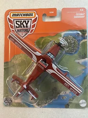 Matchbox Sky Busters Cessna Caravan Ski Plane 2021  • $12.99