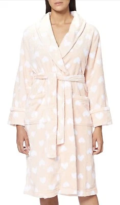 £9.90 • Buy Iris & Lilly Women's Long Velour Bathrobe Size 8