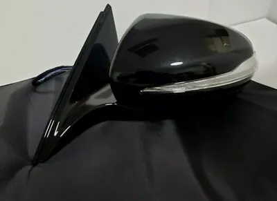 #116 BLACK LEFT SIDE DRIVER MIRROR FOR MERCEDES S500 S550 S560 Blind Spot 14-20 • $425