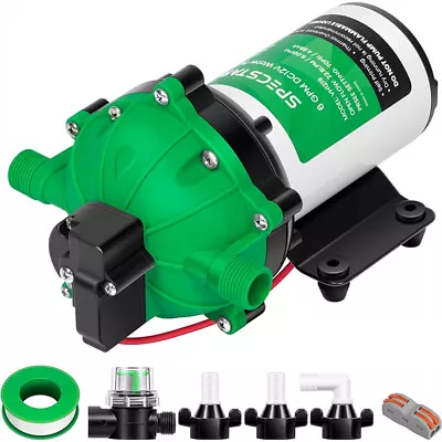 Fresh Water Pump 12V DC 6.0GPM 70 PSI Self Priming Pump For Boat/Marine/RV/Yacht • $69.99