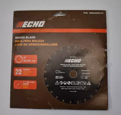 Echo Brush Cutter Circular Saw Blade 8  22 Tooth 25mm Arbor 99944200141 • $49.20