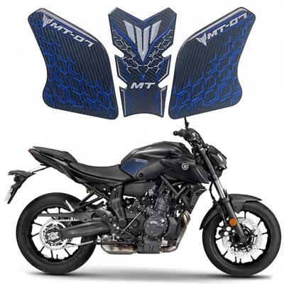 For Yamaha MT07 2021-2023 MT-07 Motorcycle Fuel Tank Pad Protector Sticker Decal • $9