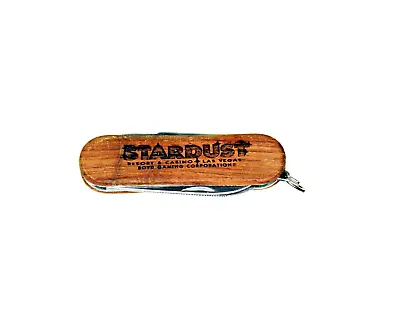 Vintage STARDUST RESORT CASINO HOTEL Advertising Souvenir Pocket Knife LAS VEGAS • $35.67