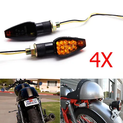 4X Motorcycle LED Turn Signals Indicator Light For Honda XR650L CRF250L Yamaha • $15.02