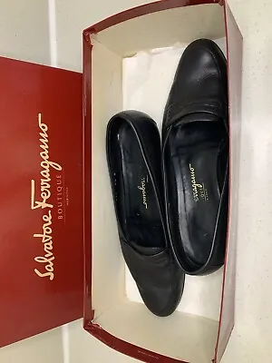 Women's Salvatore Ferragamo  Loafer Flat  Shoes 5.5 B (UK 3) Boxed Calf Leather • £18