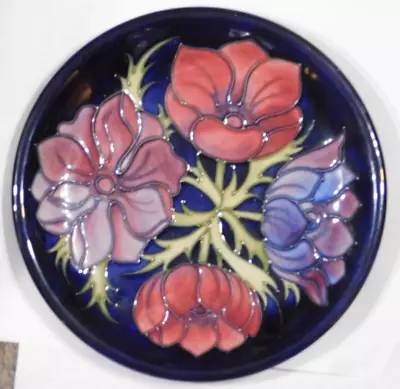 MOORCROFT Anemone PLATE ENGLAND 10 1/4 INCHES • $178